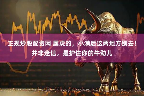 正规炒股配资网 属虎的，小满后这两地方别去！并非迷信，是护住你的牛劲儿
